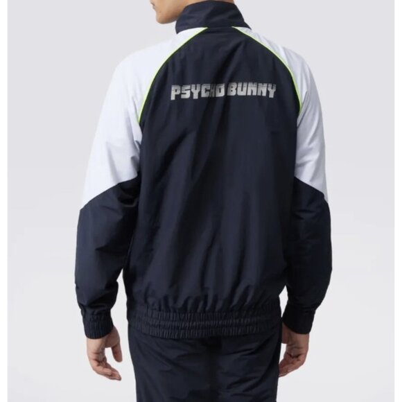 Psycho Bunny Wasco Colour Block Zip Track Jacket Navy ( 3XL ) - Picture 7 of 7